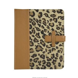 Bodhi - Leather Portfolio Case for Apple® iPad® 2 - Cheetah